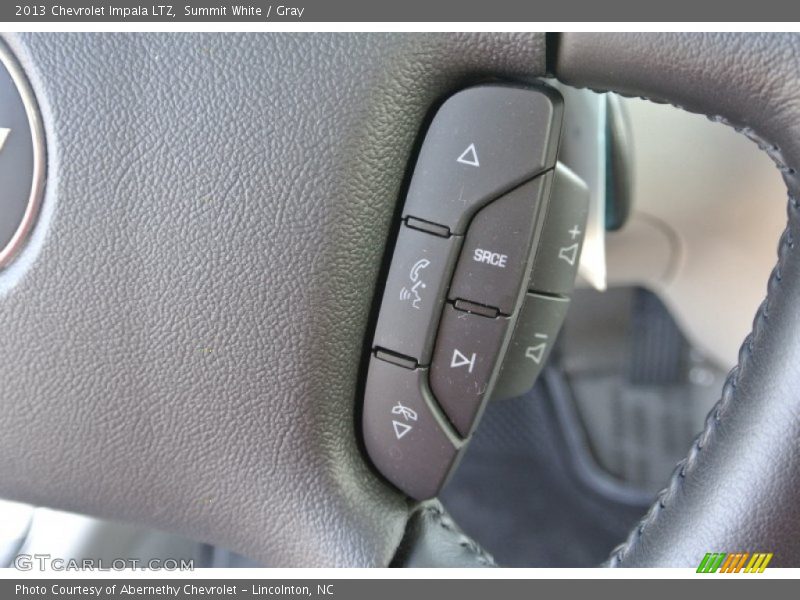 Summit White / Gray 2013 Chevrolet Impala LTZ
