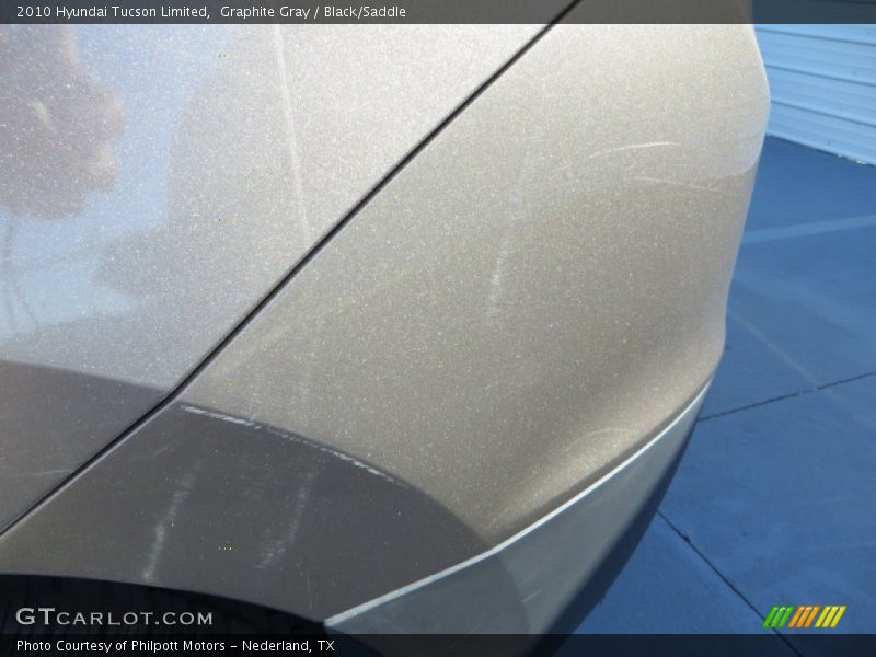 Graphite Gray / Black/Saddle 2010 Hyundai Tucson Limited