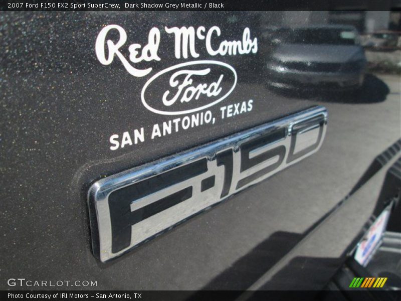 Dark Shadow Grey Metallic / Black 2007 Ford F150 FX2 Sport SuperCrew