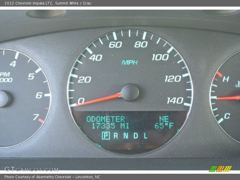 Summit White / Gray 2013 Chevrolet Impala LTZ