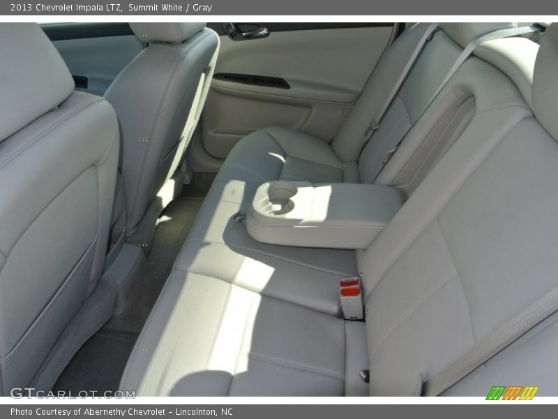 Summit White / Gray 2013 Chevrolet Impala LTZ