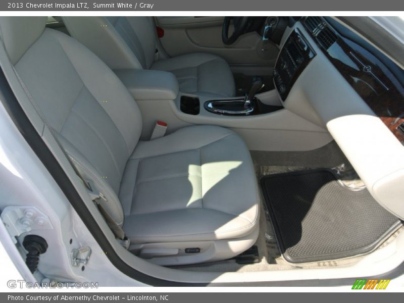 Summit White / Gray 2013 Chevrolet Impala LTZ