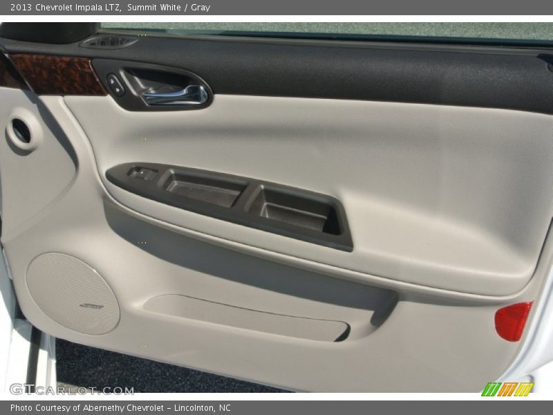 Summit White / Gray 2013 Chevrolet Impala LTZ
