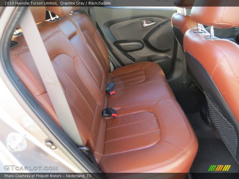 Graphite Gray / Black/Saddle 2010 Hyundai Tucson Limited
