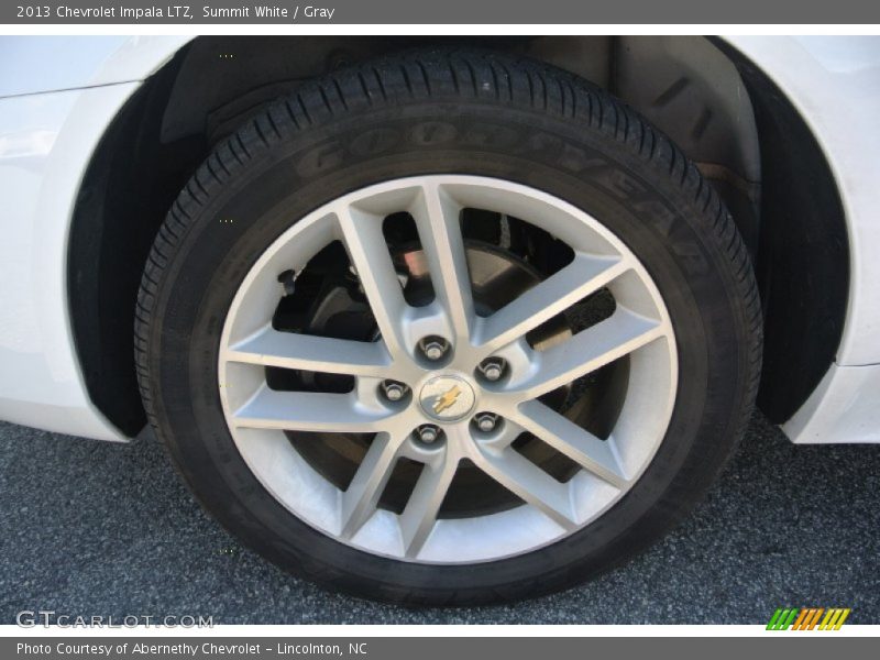 Summit White / Gray 2013 Chevrolet Impala LTZ