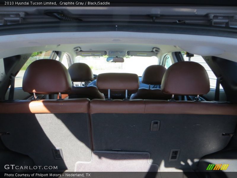 Graphite Gray / Black/Saddle 2010 Hyundai Tucson Limited