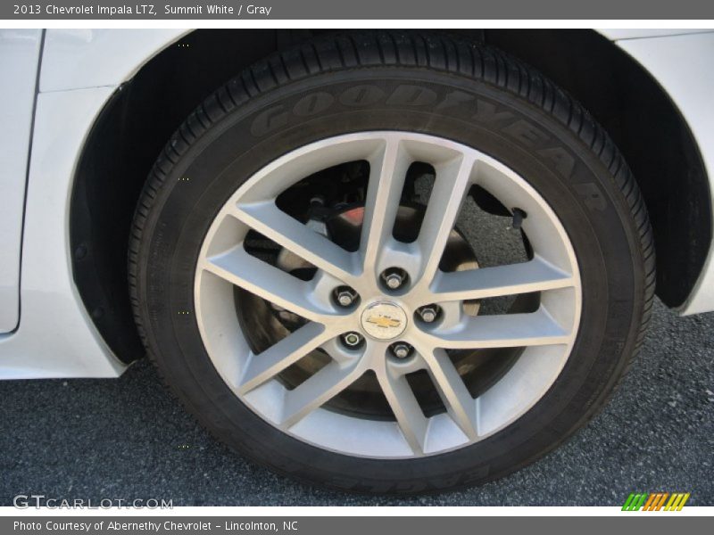 Summit White / Gray 2013 Chevrolet Impala LTZ