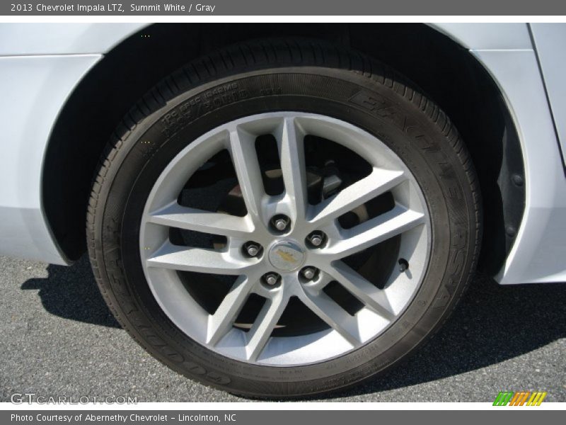 Summit White / Gray 2013 Chevrolet Impala LTZ