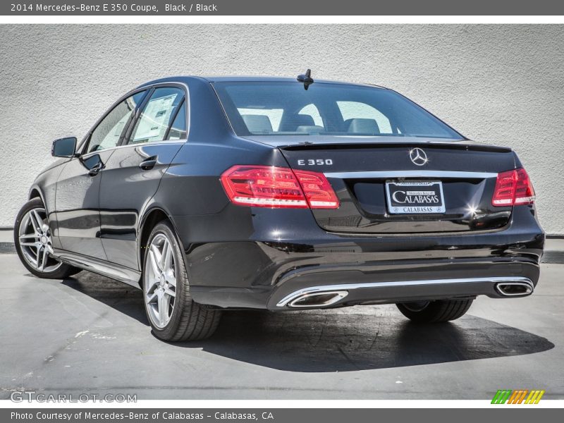 Black / Black 2014 Mercedes-Benz E 350 Coupe