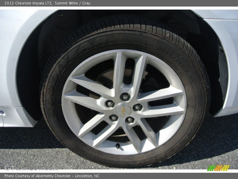 Summit White / Gray 2013 Chevrolet Impala LTZ