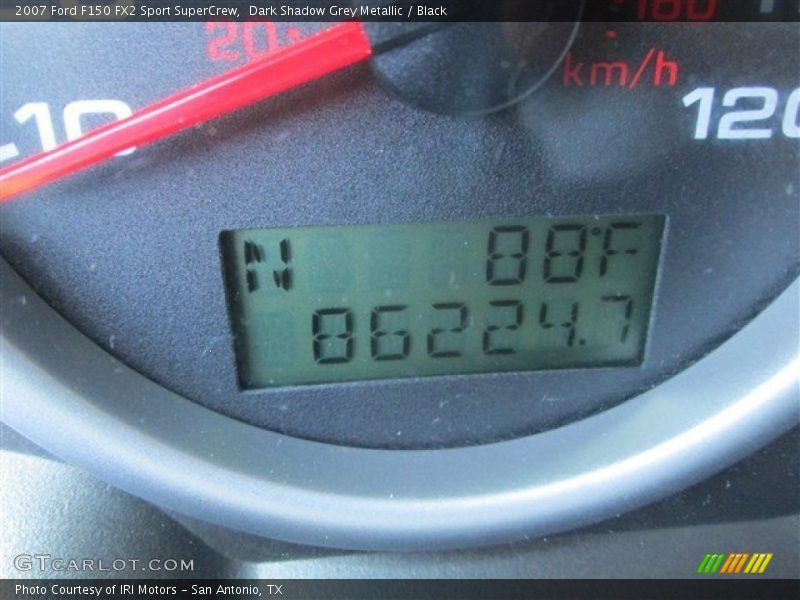 Dark Shadow Grey Metallic / Black 2007 Ford F150 FX2 Sport SuperCrew
