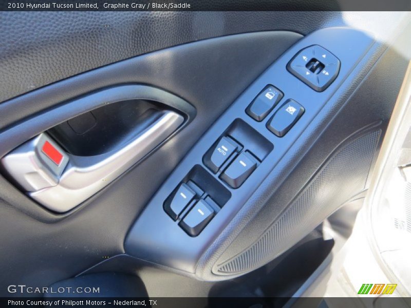 Graphite Gray / Black/Saddle 2010 Hyundai Tucson Limited