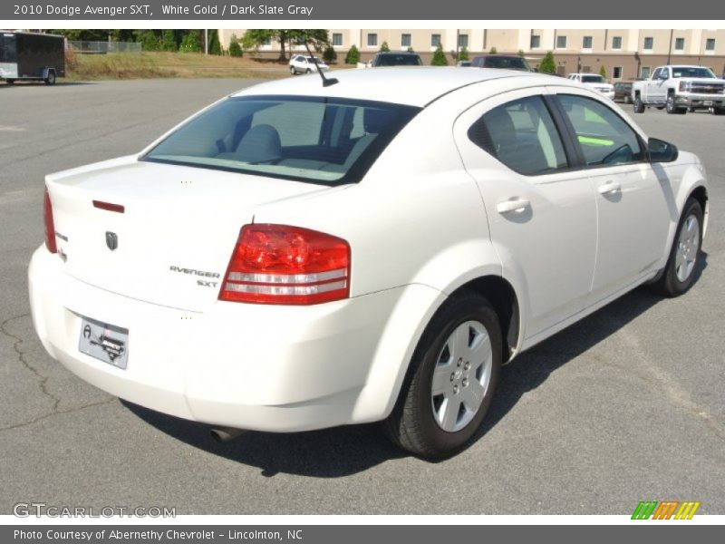 White Gold / Dark Slate Gray 2010 Dodge Avenger SXT