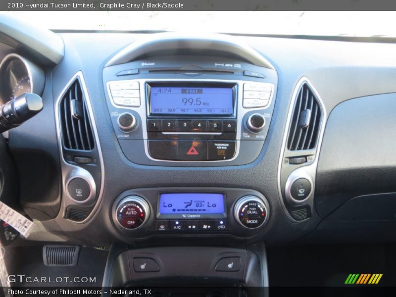 Graphite Gray / Black/Saddle 2010 Hyundai Tucson Limited