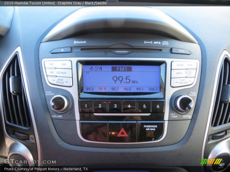 Graphite Gray / Black/Saddle 2010 Hyundai Tucson Limited