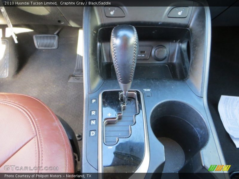 Graphite Gray / Black/Saddle 2010 Hyundai Tucson Limited