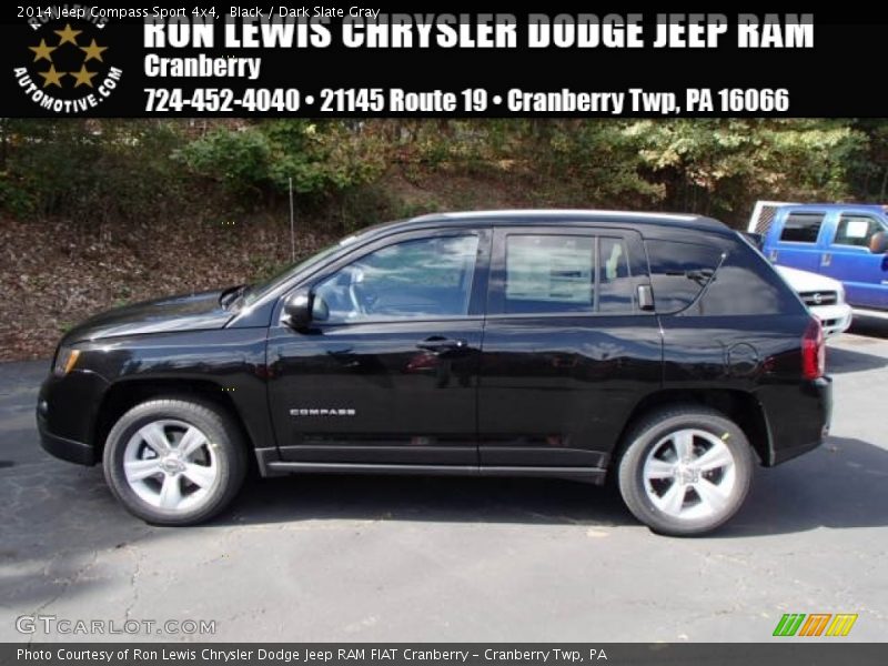Black / Dark Slate Gray 2014 Jeep Compass Sport 4x4