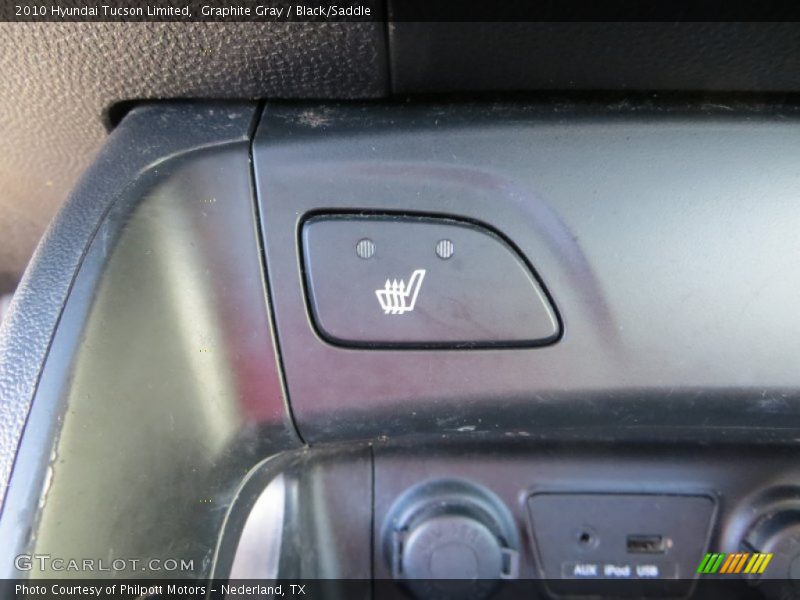 Graphite Gray / Black/Saddle 2010 Hyundai Tucson Limited