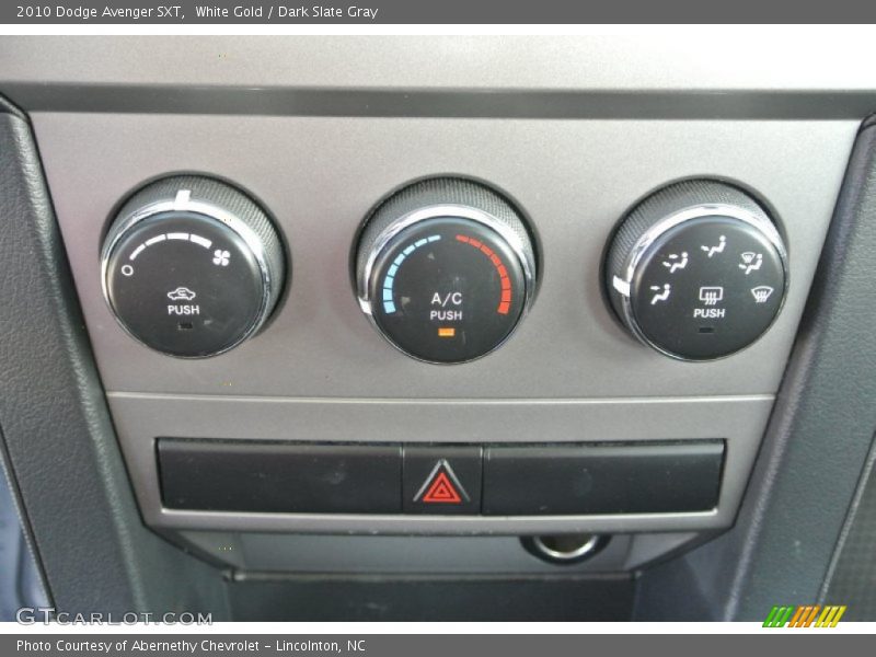 White Gold / Dark Slate Gray 2010 Dodge Avenger SXT