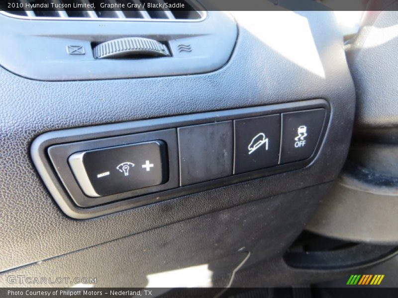 Graphite Gray / Black/Saddle 2010 Hyundai Tucson Limited