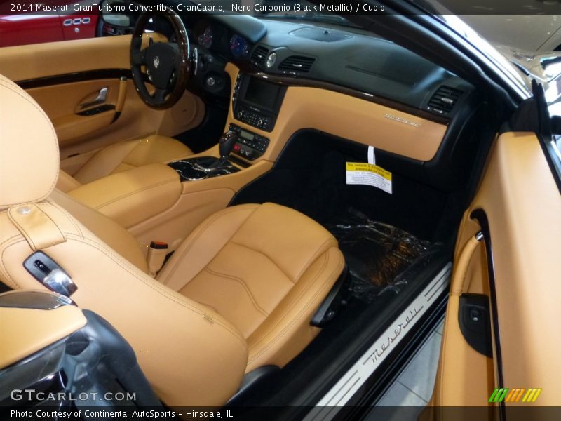 Nero Carbonio (Black Metallic) / Cuoio 2014 Maserati GranTurismo Convertible GranCabrio