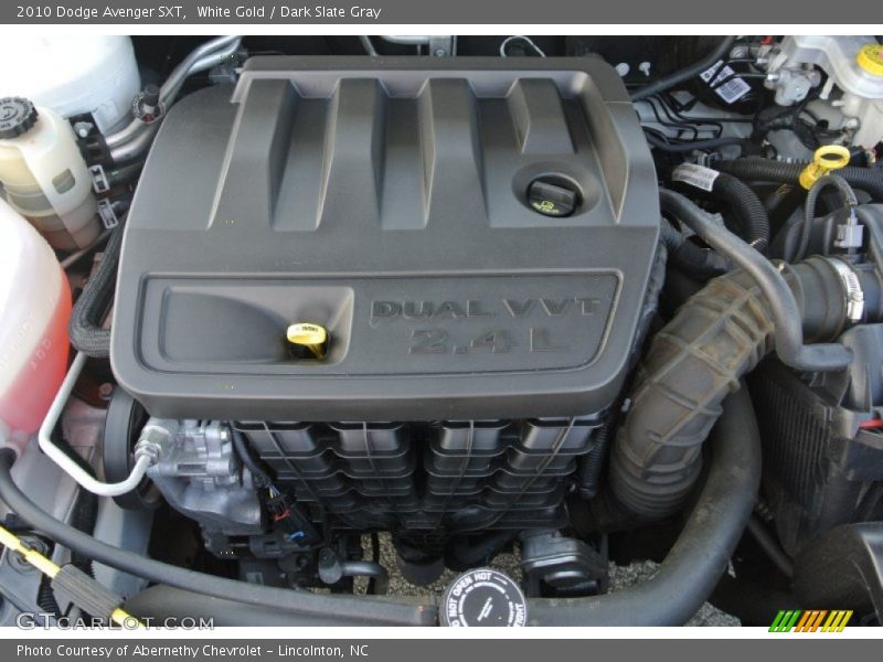 White Gold / Dark Slate Gray 2010 Dodge Avenger SXT