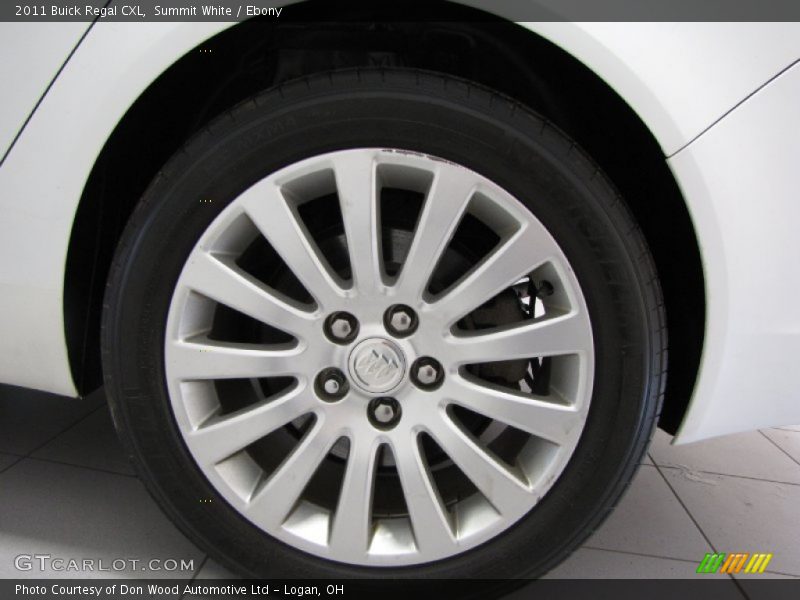 Summit White / Ebony 2011 Buick Regal CXL