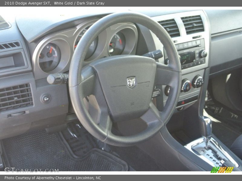 White Gold / Dark Slate Gray 2010 Dodge Avenger SXT