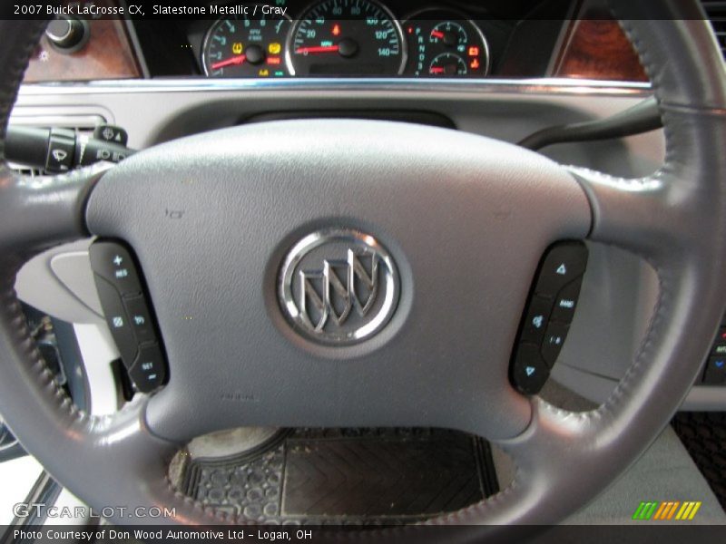 Slatestone Metallic / Gray 2007 Buick LaCrosse CX
