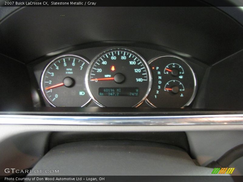 Slatestone Metallic / Gray 2007 Buick LaCrosse CX