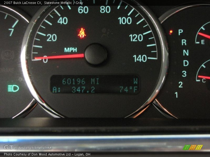 Slatestone Metallic / Gray 2007 Buick LaCrosse CX