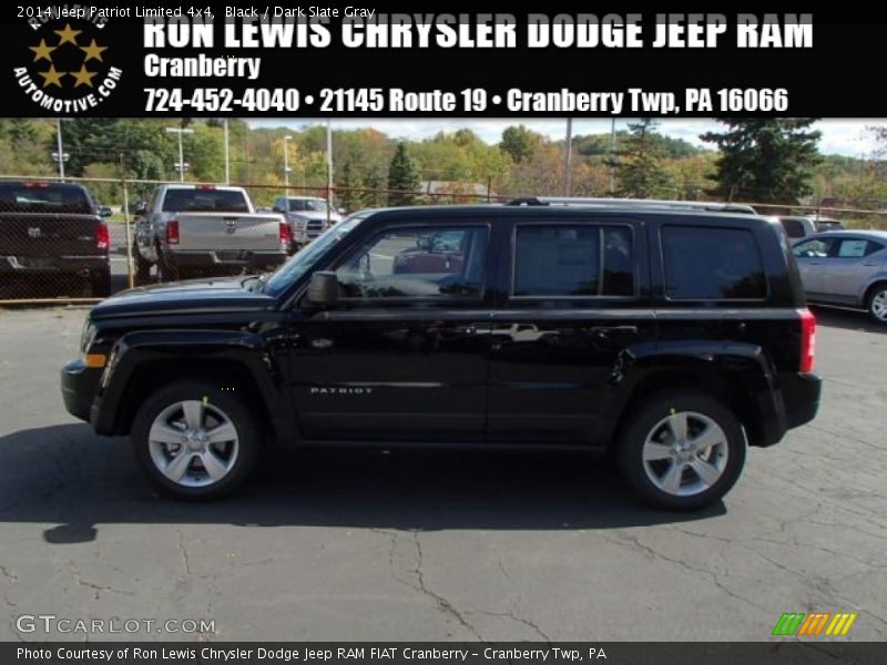 Black / Dark Slate Gray 2014 Jeep Patriot Limited 4x4