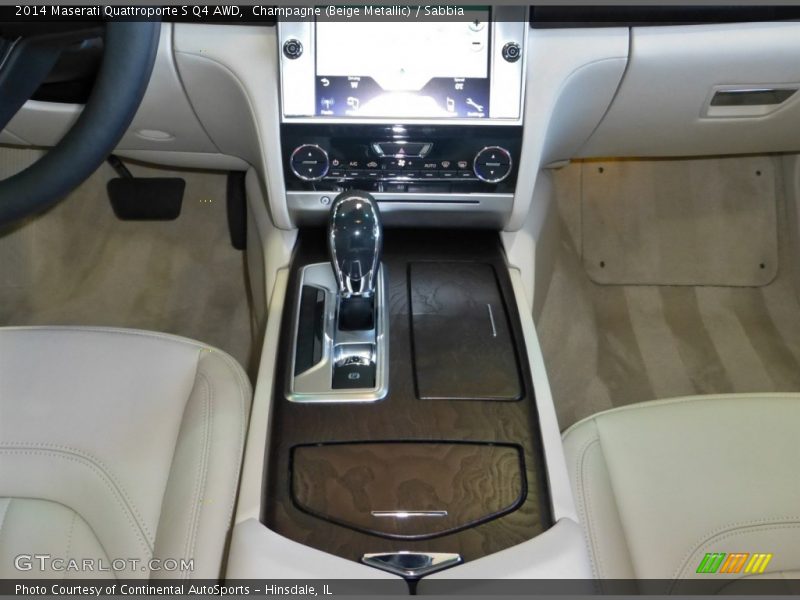 Champagne (Beige Metallic) / Sabbia 2014 Maserati Quattroporte S Q4 AWD