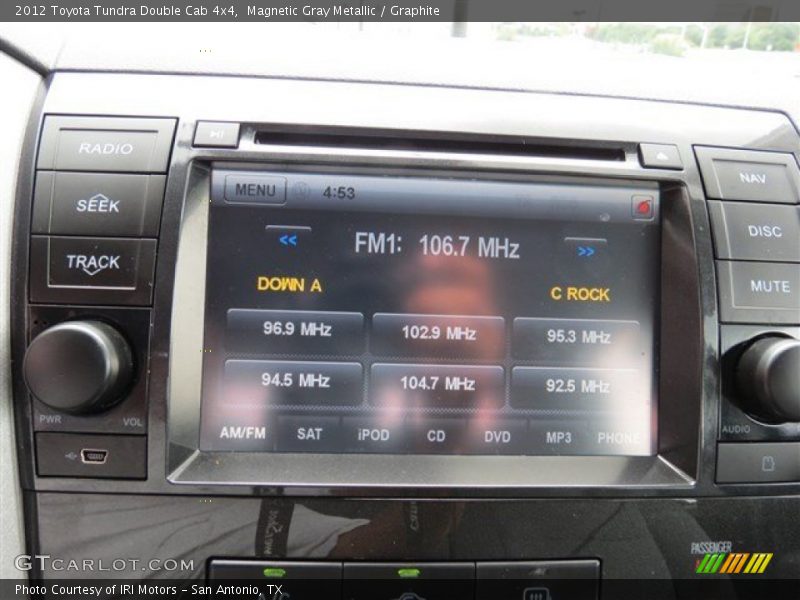 Magnetic Gray Metallic / Graphite 2012 Toyota Tundra Double Cab 4x4