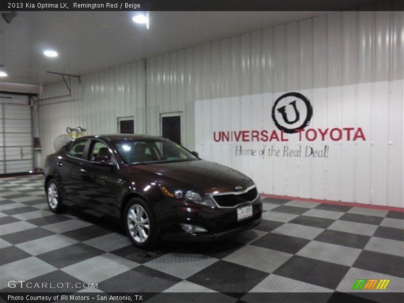 Remington Red / Beige 2013 Kia Optima LX