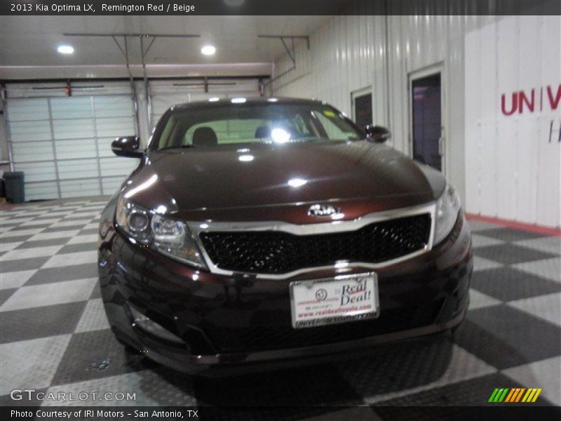 Remington Red / Beige 2013 Kia Optima LX