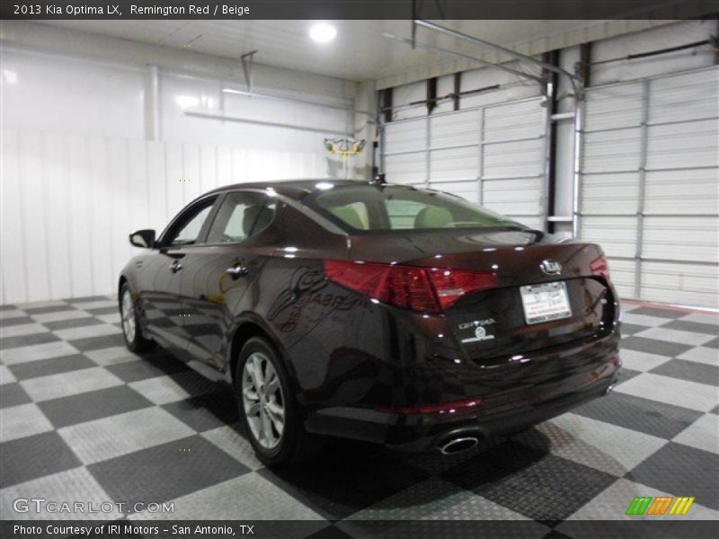 Remington Red / Beige 2013 Kia Optima LX