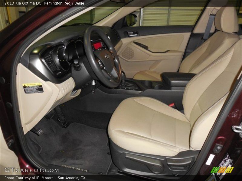 Remington Red / Beige 2013 Kia Optima LX