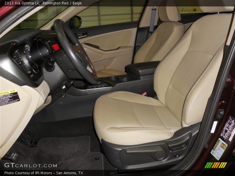 Remington Red / Beige 2013 Kia Optima LX