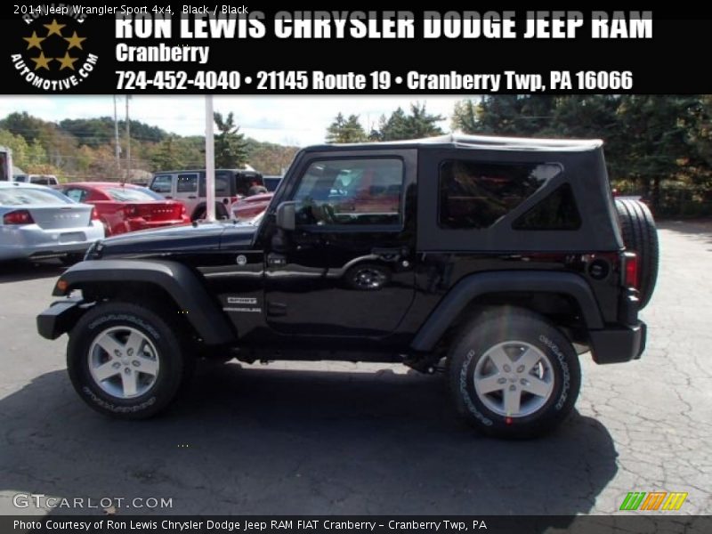 Black / Black 2014 Jeep Wrangler Sport 4x4
