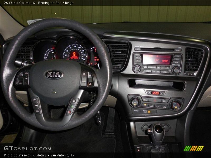 Remington Red / Beige 2013 Kia Optima LX