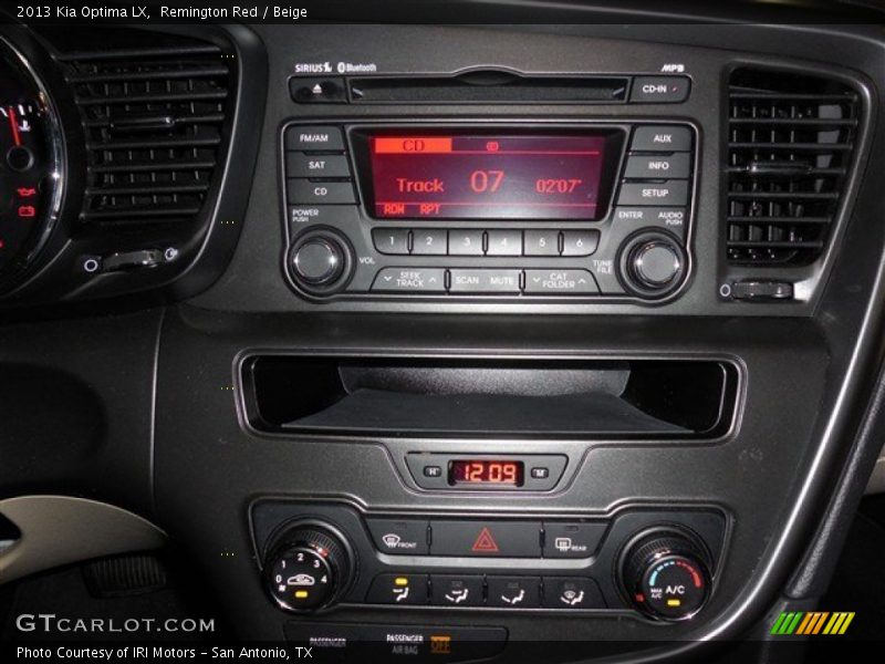 Remington Red / Beige 2013 Kia Optima LX
