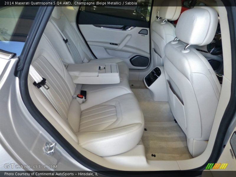 Champagne (Beige Metallic) / Sabbia 2014 Maserati Quattroporte S Q4 AWD