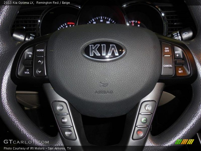 Remington Red / Beige 2013 Kia Optima LX