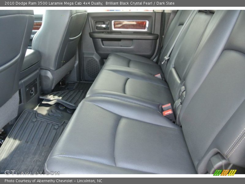Brilliant Black Crystal Pearl / Dark Slate 2010 Dodge Ram 3500 Laramie Mega Cab 4x4 Dually