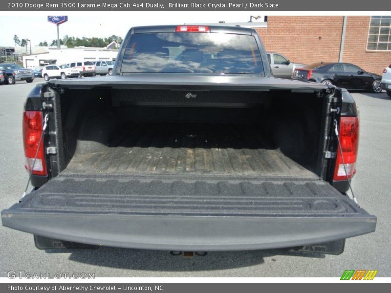 Brilliant Black Crystal Pearl / Dark Slate 2010 Dodge Ram 3500 Laramie Mega Cab 4x4 Dually