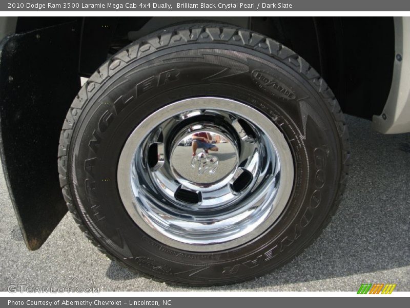 Brilliant Black Crystal Pearl / Dark Slate 2010 Dodge Ram 3500 Laramie Mega Cab 4x4 Dually