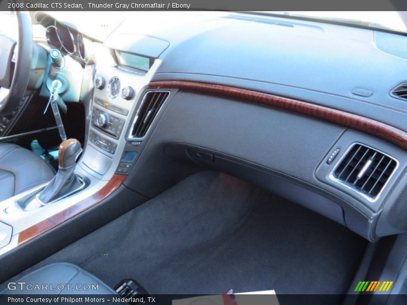 Thunder Gray Chromaflair / Ebony 2008 Cadillac CTS Sedan