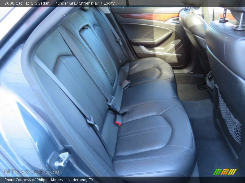 Thunder Gray Chromaflair / Ebony 2008 Cadillac CTS Sedan
