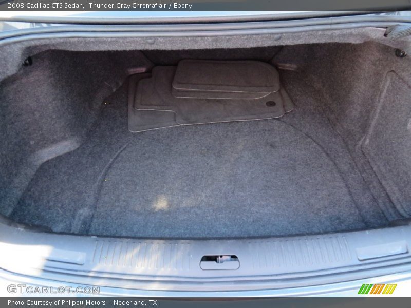 Thunder Gray Chromaflair / Ebony 2008 Cadillac CTS Sedan